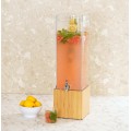 Bamboo 3 Gallon Beverage Dispenser with Infusion Chamber